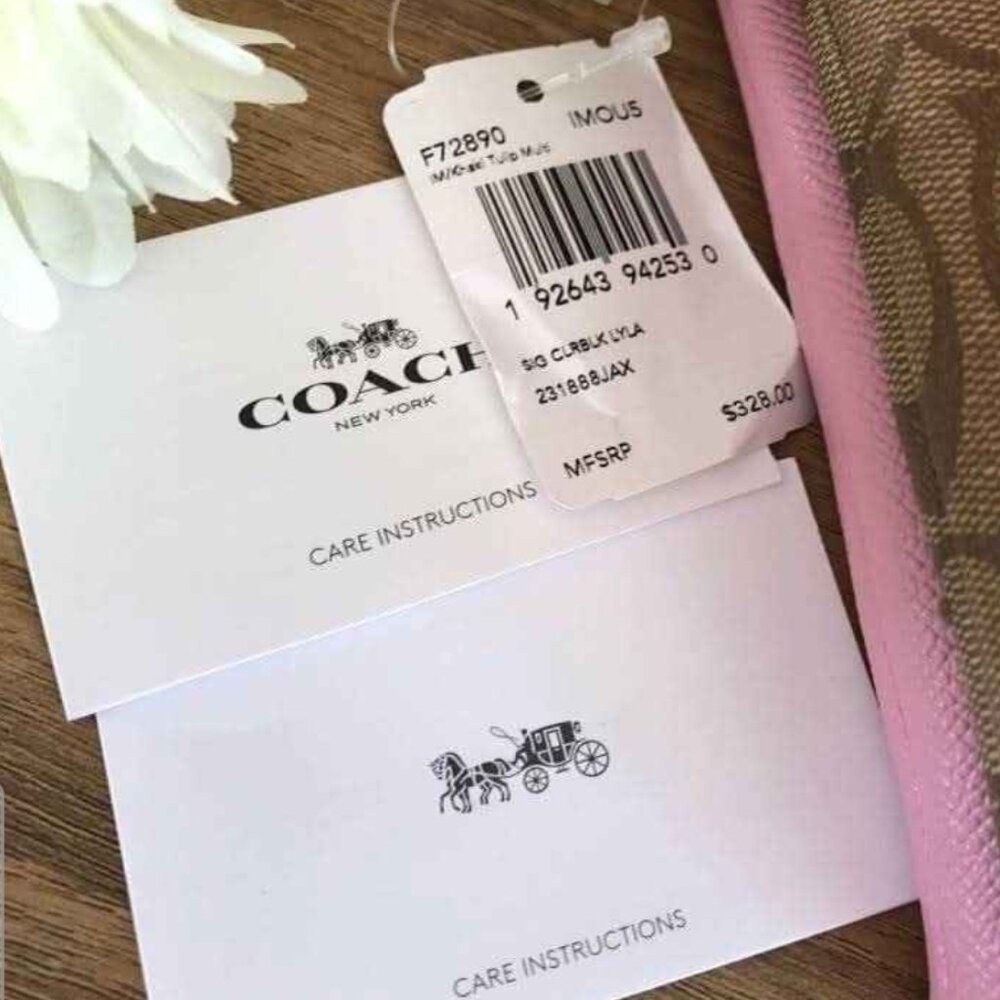 **LIMITED EDITION COLOR** *RARE* Coach F72890 Signature Lyla Double Zip Crossbod